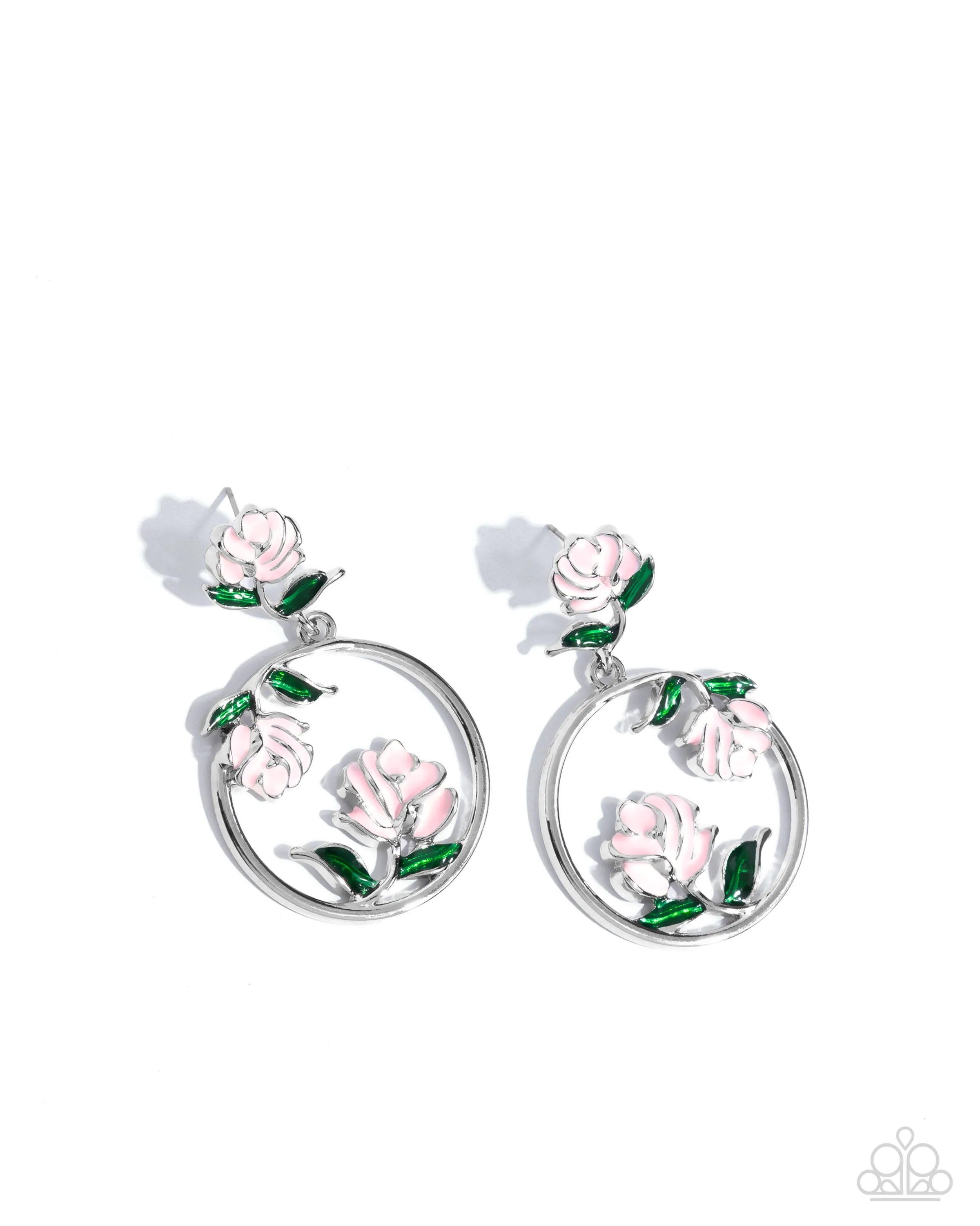 Paparazzi ROSE to You - Pink Earrings