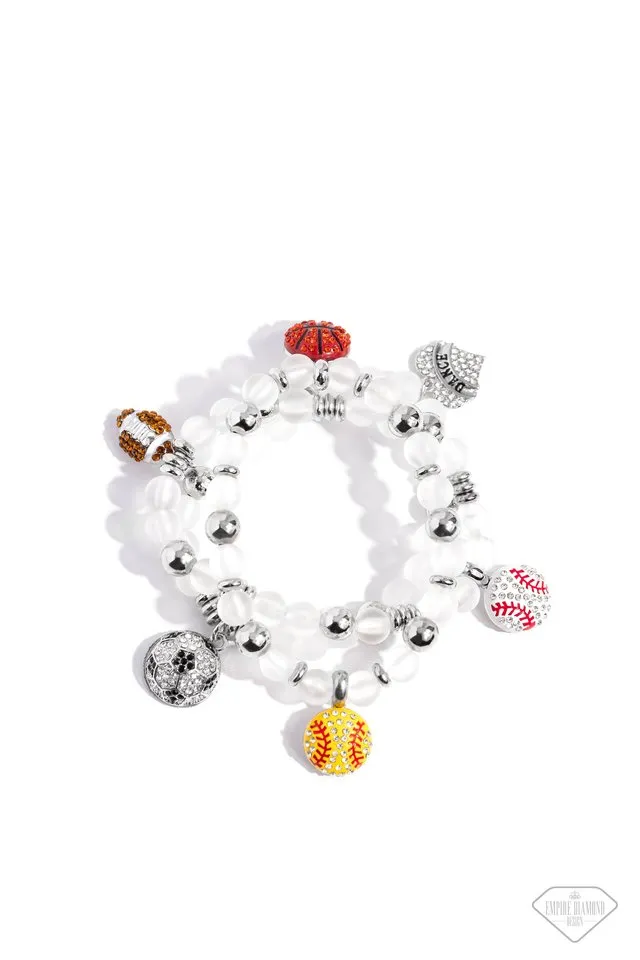 Paparazzi Sports Fan Bracelet Multi                 (Empire Diamond Exclusive)