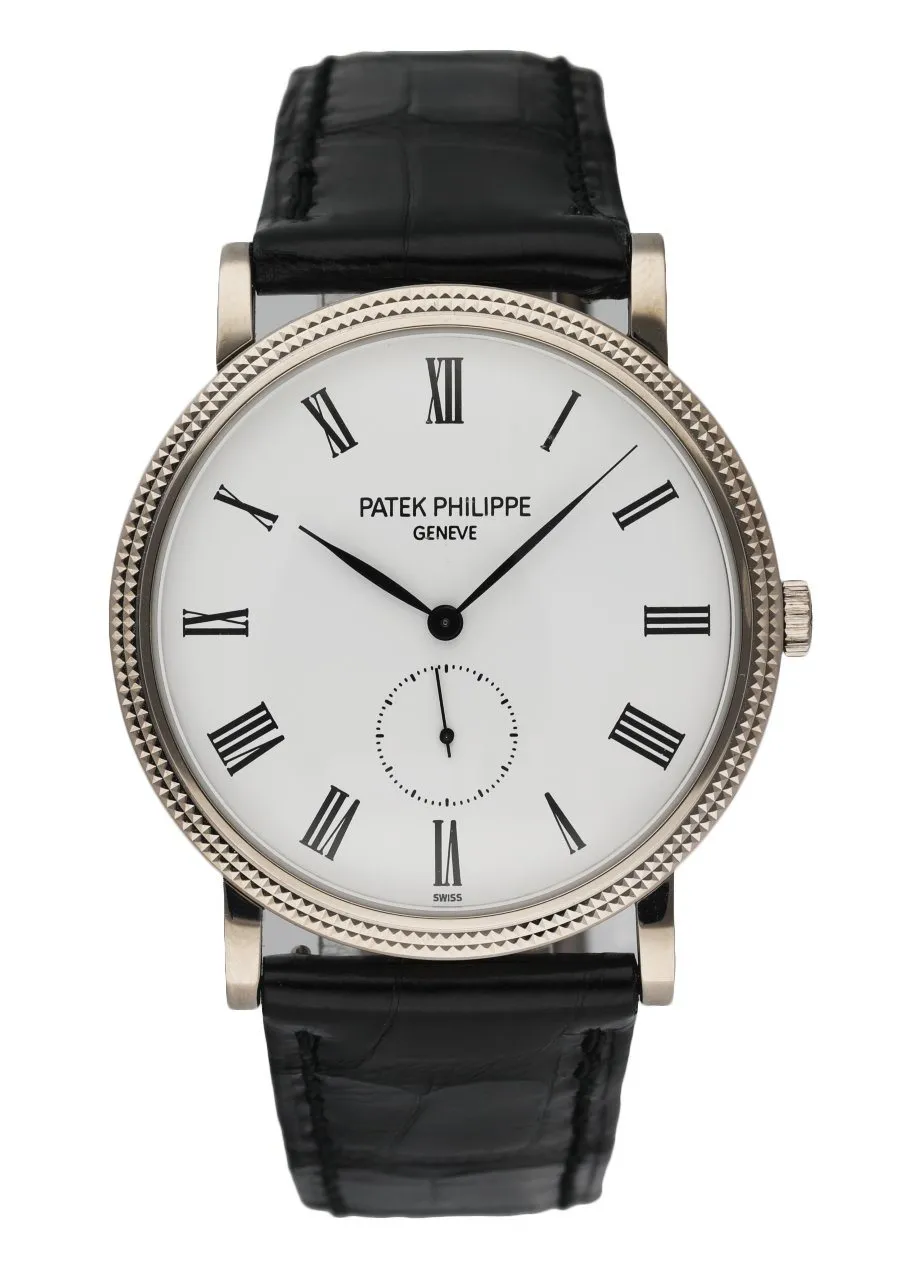 Patek Philippe Calatrava 5119G 18K White Gold Men's Watch Box & Papers