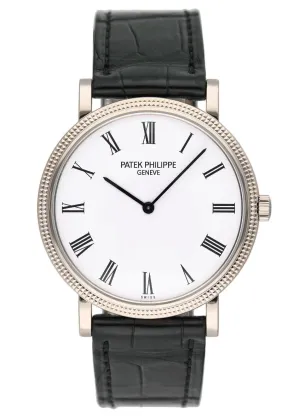 Patek Philippe Calatrava 5120G White Dial Mens Watch