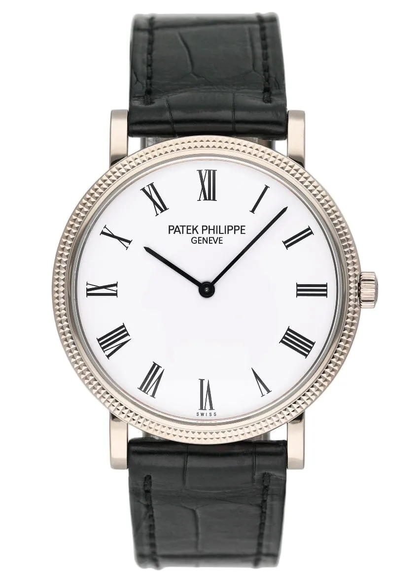 Patek Philippe Calatrava 5120G White Dial Mens Watch