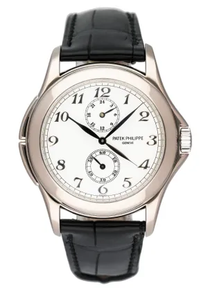 Patek Philippe Calatrava Travel Time 5134G Mens Watch Box Papers