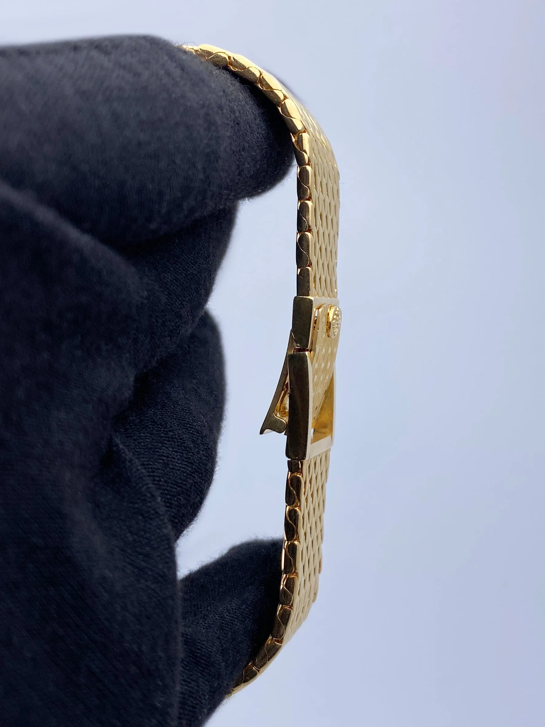 Patek Philippe Ellipse 3848 Blue Dial 18K Yellow Gold Watch