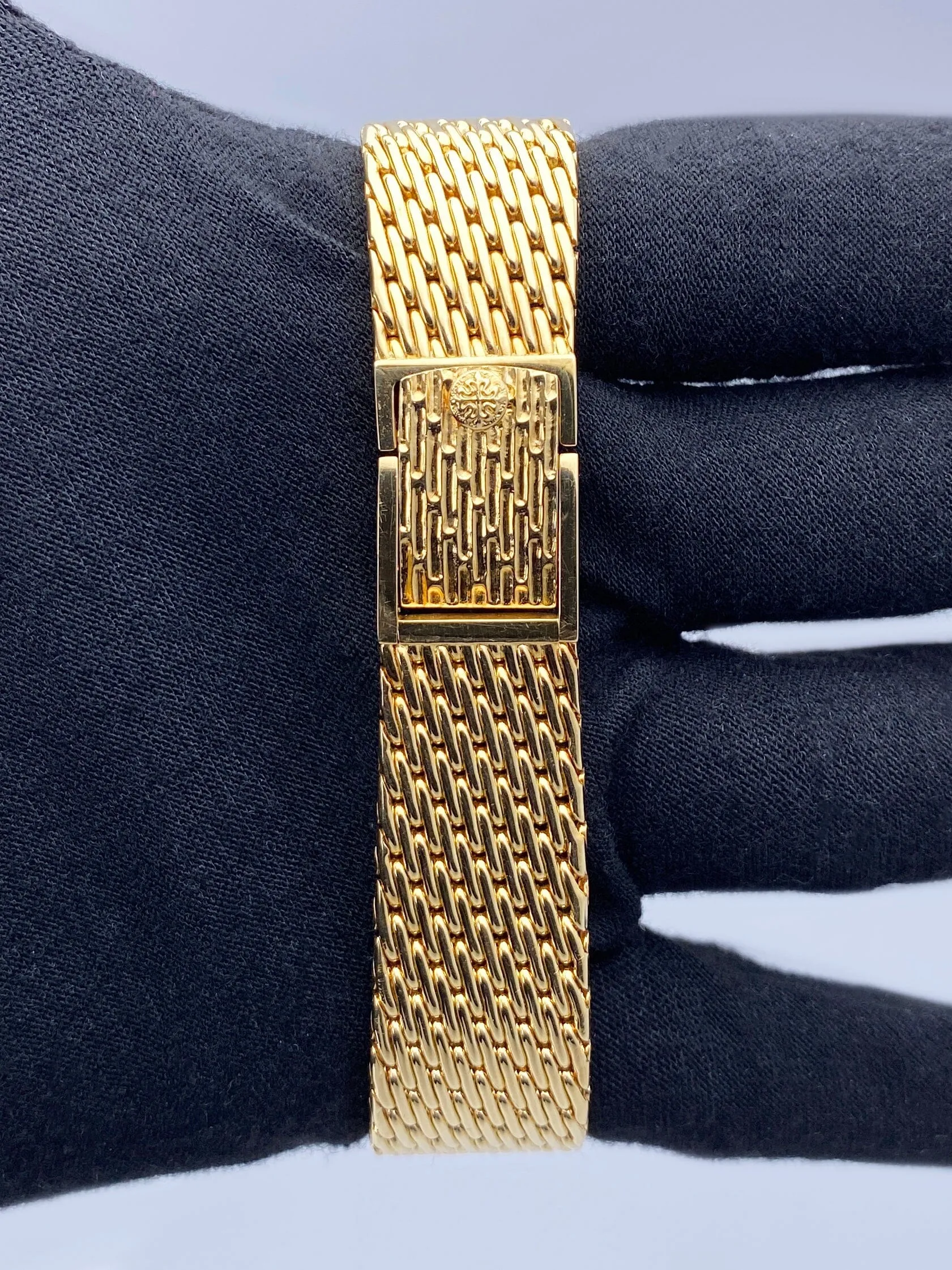 Patek Philippe Ellipse 3848 Blue Dial 18K Yellow Gold Watch