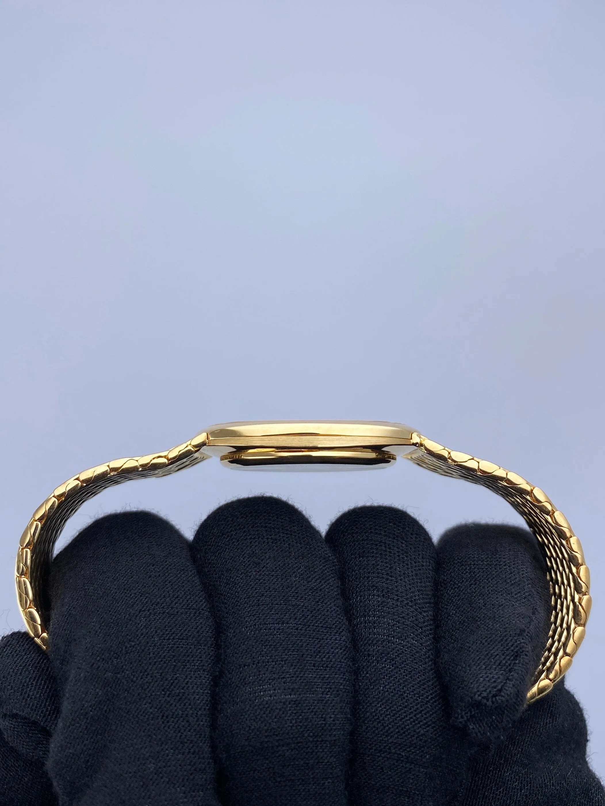 Patek Philippe Ellipse 3848 Blue Dial 18K Yellow Gold Watch
