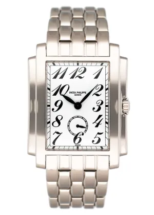 Patek Philippe Gondolo 5024/1G 18K White Gold Mens Watch Box Papers