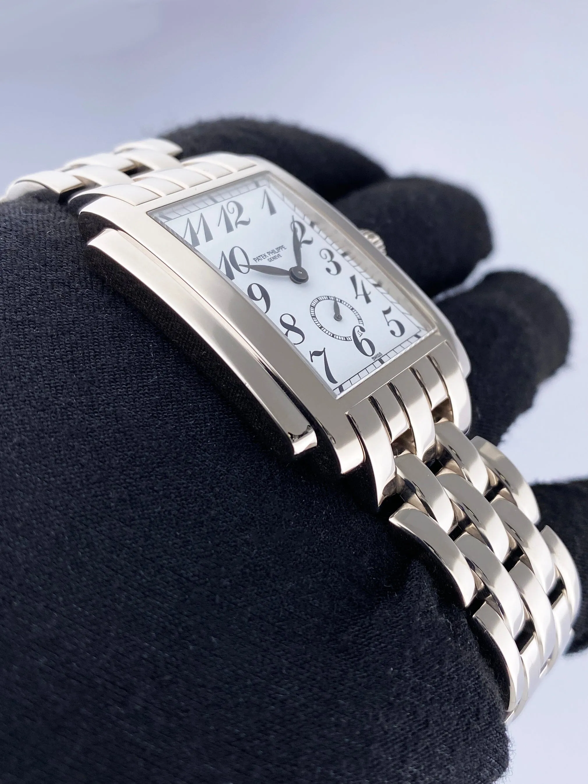 Patek Philippe Gondolo 5024/1G 18K White Gold Mens Watch Box Papers