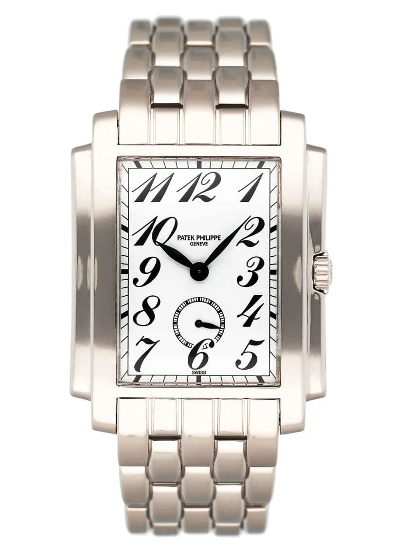 Patek Philippe Gondolo 5024/1G 18K White Gold Mens Watch Box Papers