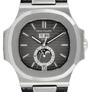 Patek Philippe Nautilus Stainless Steel & Leather 5726A-001