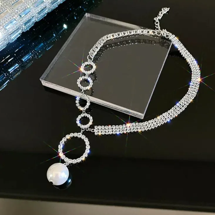 Pearl Necklace | Womens Pearl Necklace | Pearl Necklace for Women | Diammond Pearl Necklace | Pearl Necklace with diamonds | Pearl Pendant