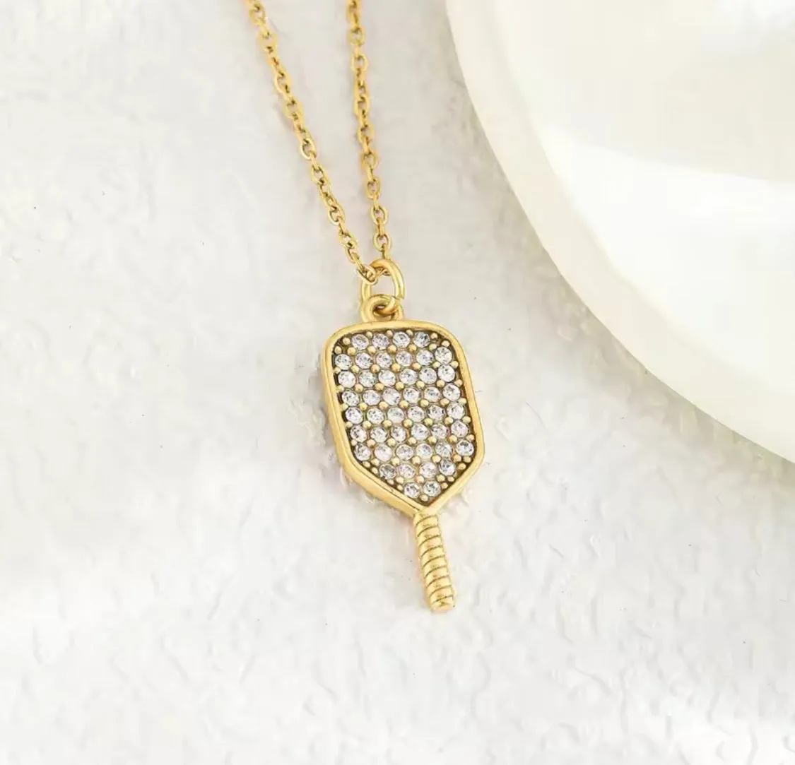 Pickleball Pendant Necklaces