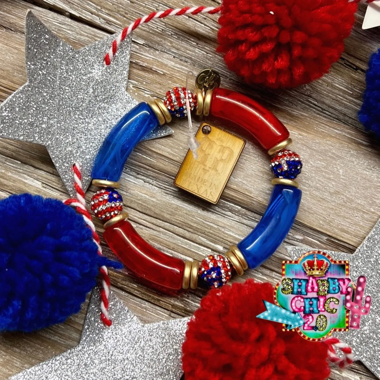 Pink Panache Patriotic Bracelet