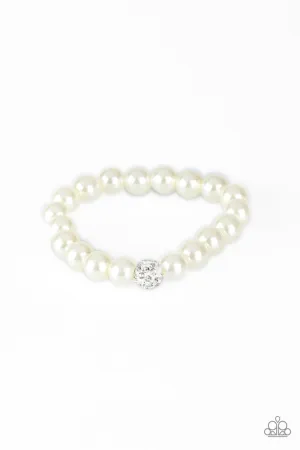 POSHing Your Luck White Paparazzi Bracelet