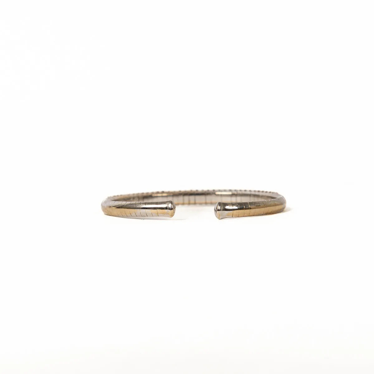 Pre-Owned Brown & White Diamond Cuff