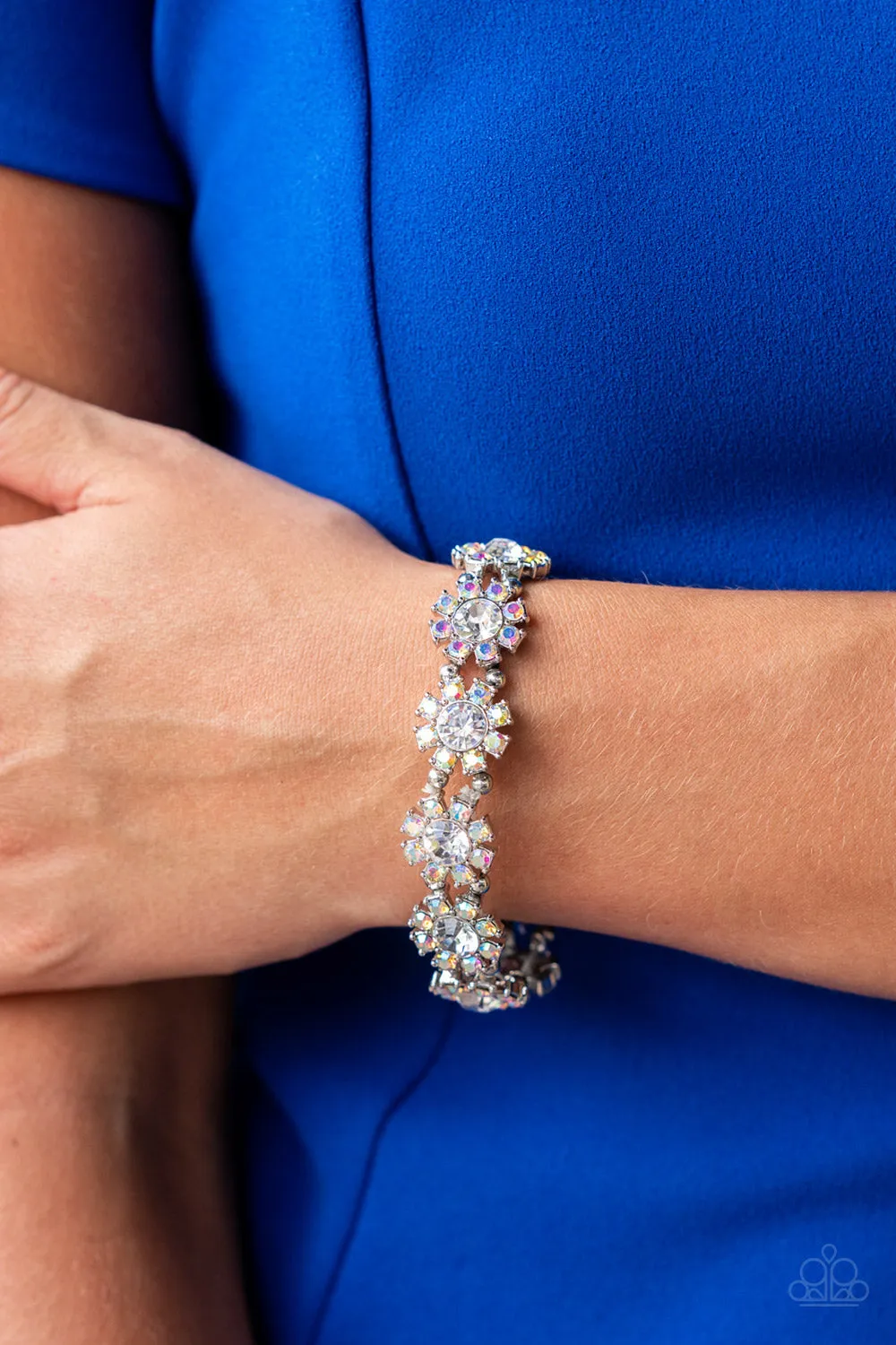 Premium Perennial - Multi (Iridescent Rhinestone) Bracelet