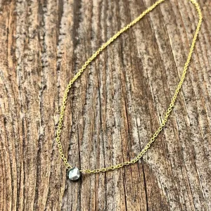 Pyrite Natural Nomad Necklace