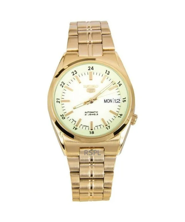 Refurbished Seiko 5 Champagne Dial Automatic SNK578J1 Men's Watch