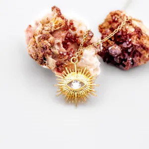 Release Control Diamond Sun Necklace