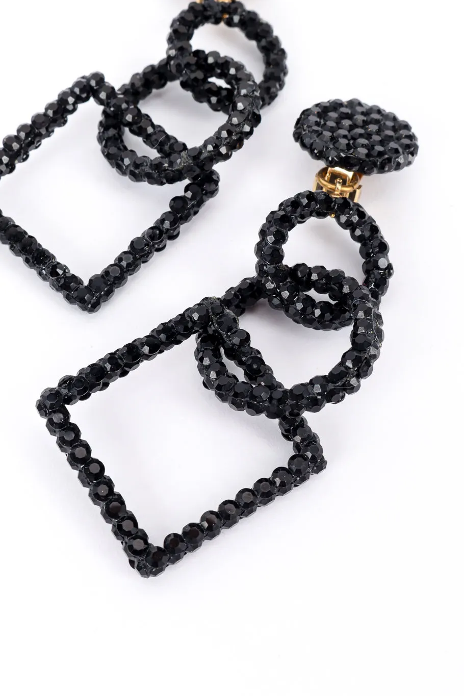 Rhinestone Geometric Earrings II