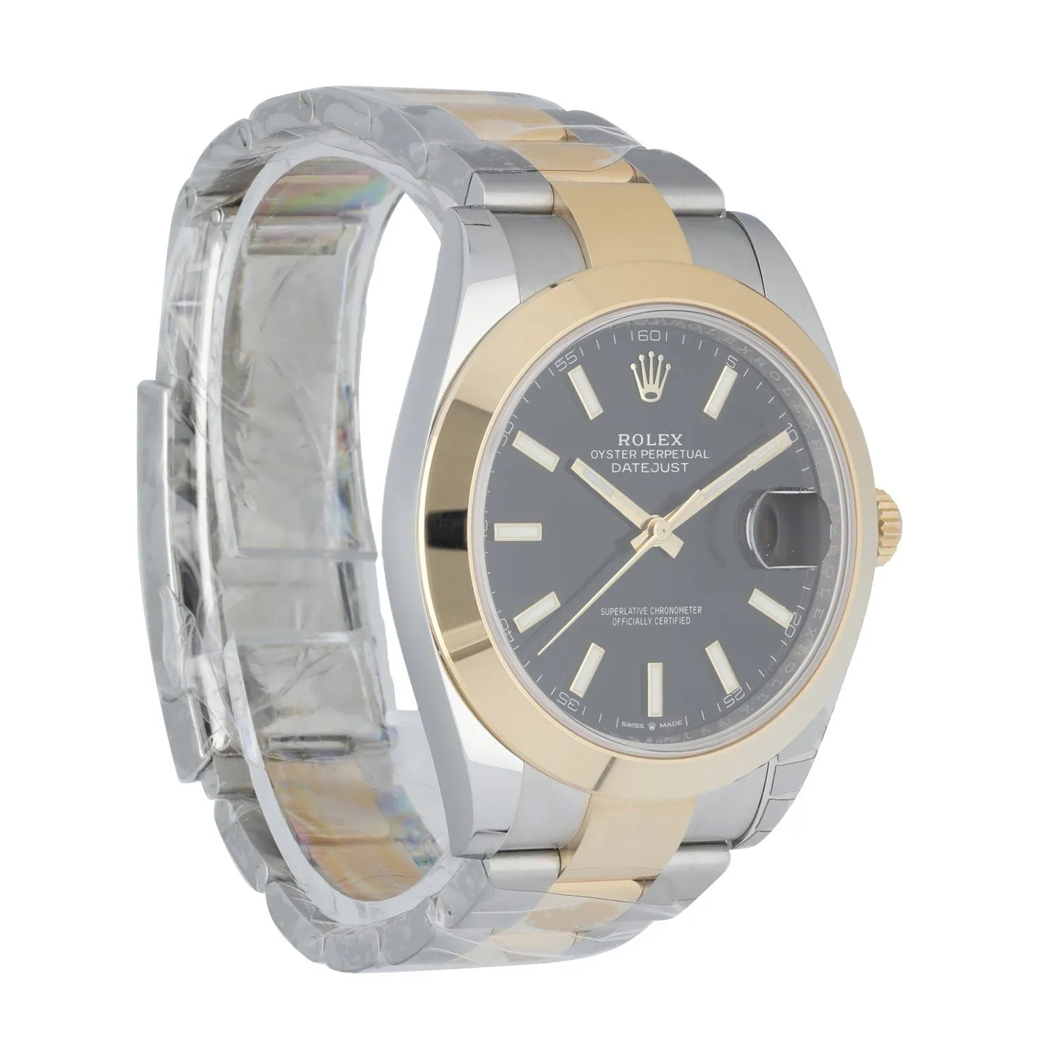 Rolex Datejust 126303 Stainless steel and Yellow Gold Men's Watch Box & Paper