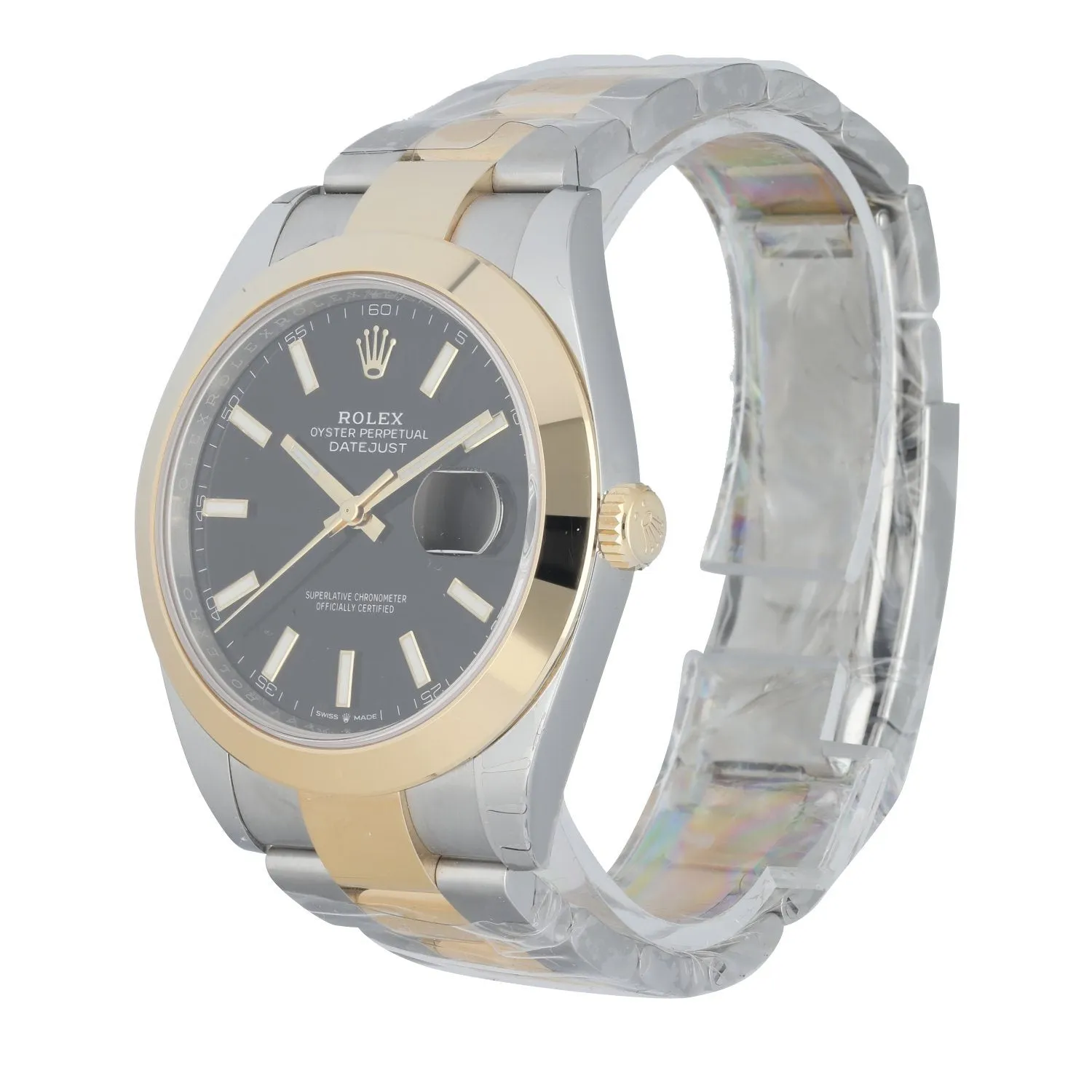 Rolex Datejust 126303 Stainless steel and Yellow Gold Men's Watch Box & Paper