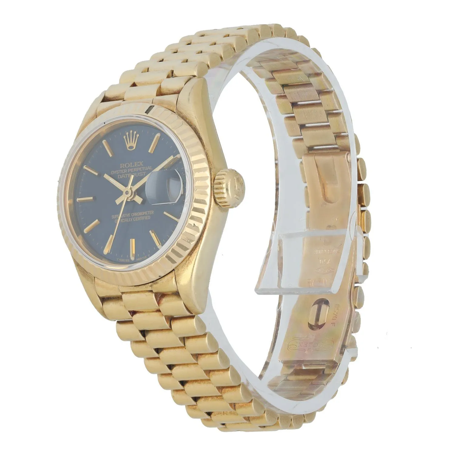 Rolex Datejust 69178 Yellow Gold Ladies Watch Box & papers