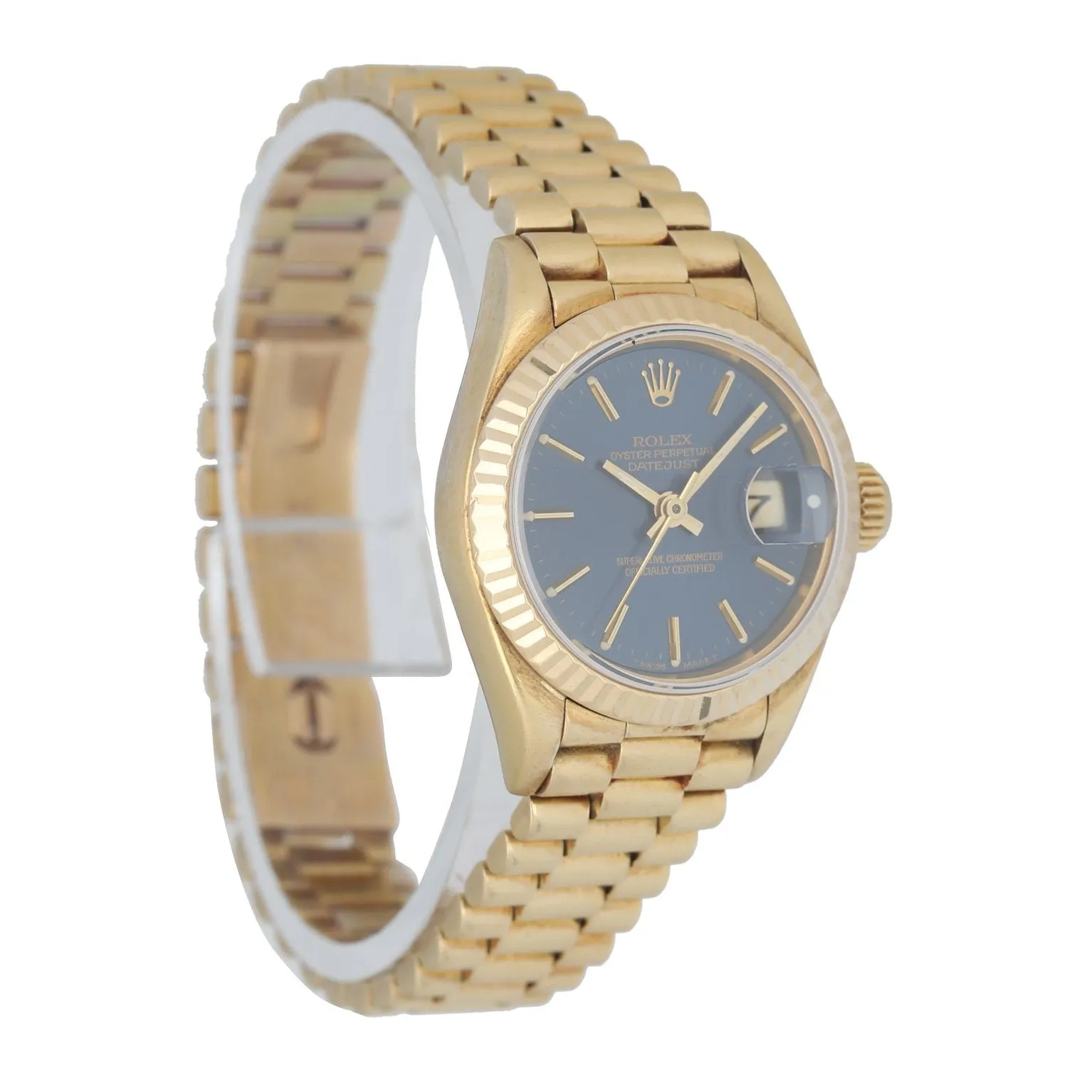 Rolex Datejust 69178 Yellow Gold Ladies Watch Box & papers