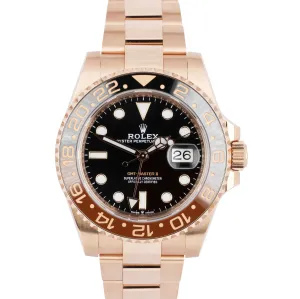 Rolex GMT-Master II 'ROOT BEER' Everose 18K Rose Gold Watch 126715 CHNR B P