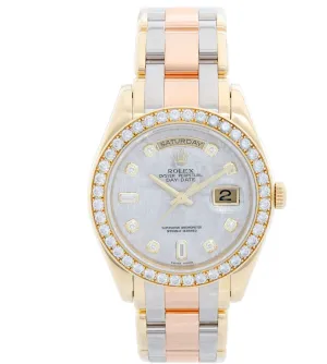 ROLEX TRIDOR METEORITE DIAL SPECIAL EDITION  MASTERPIECE PEARLMASTER 18948