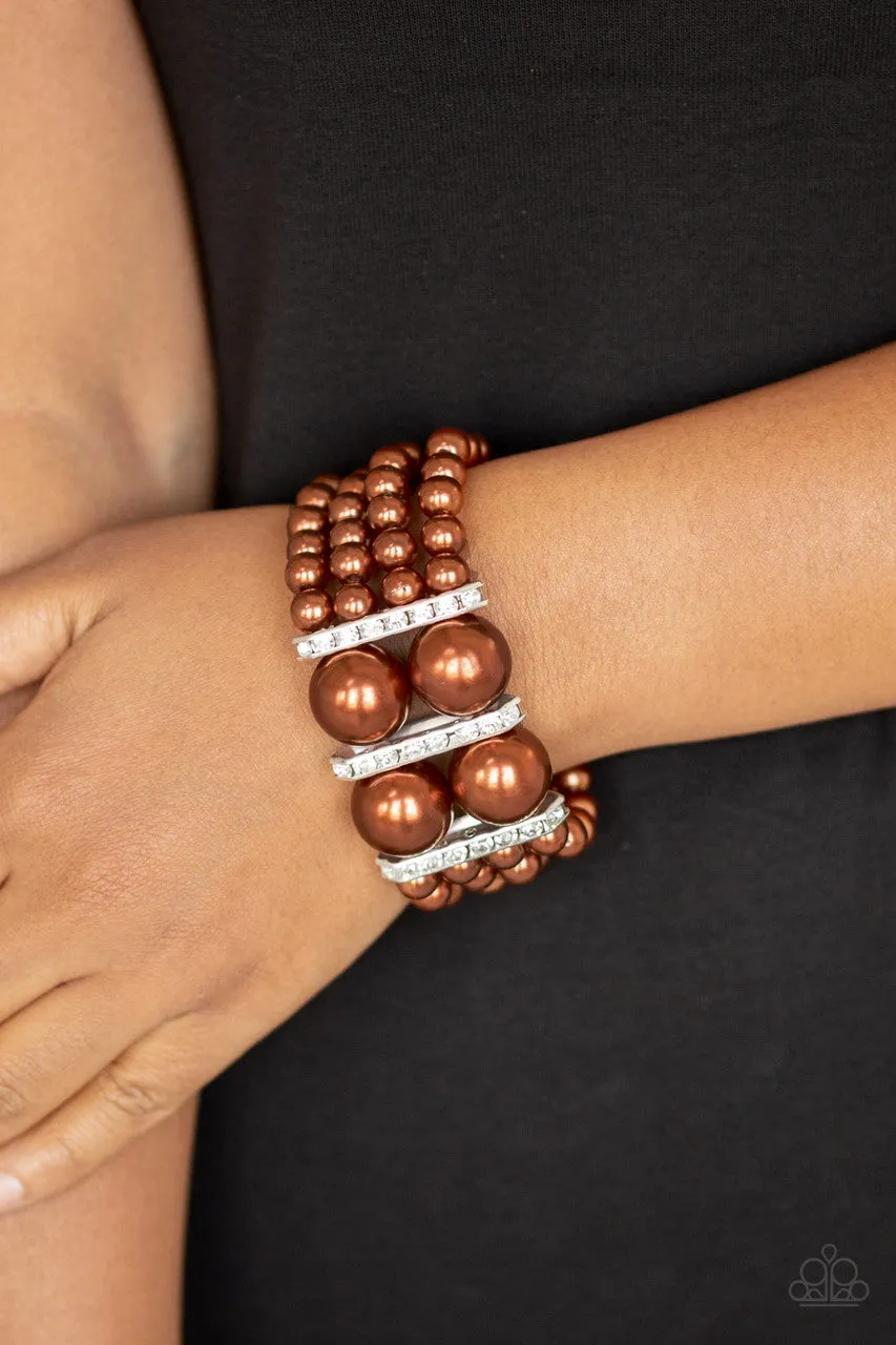 Romance Remix Brown Paparazzi Bracelet