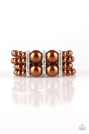 Romance Remix Brown Paparazzi Bracelet