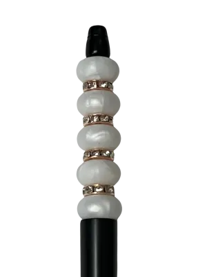 Rose Gold-10mm Rhinestone Spacer