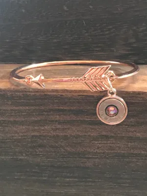 Rose gold arrow bracelet