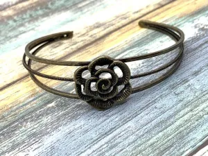 Rosy Repose Brass Paparazzi Bracelet