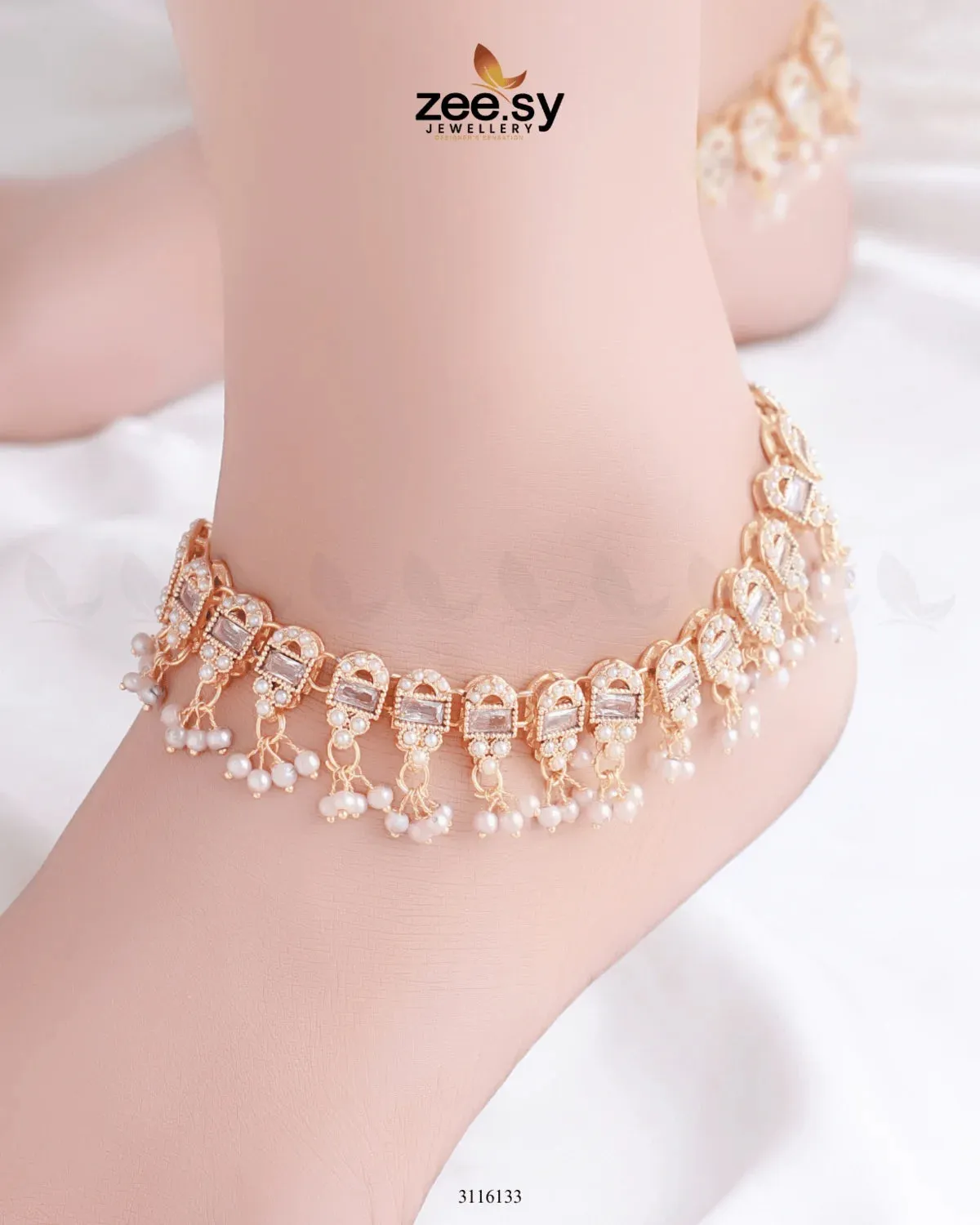 Rutilated Anklet