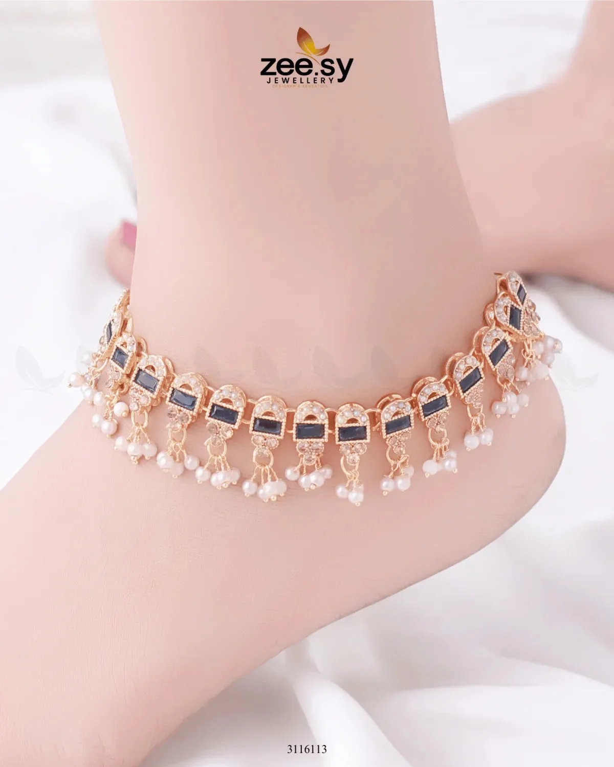 Rutilated Anklet