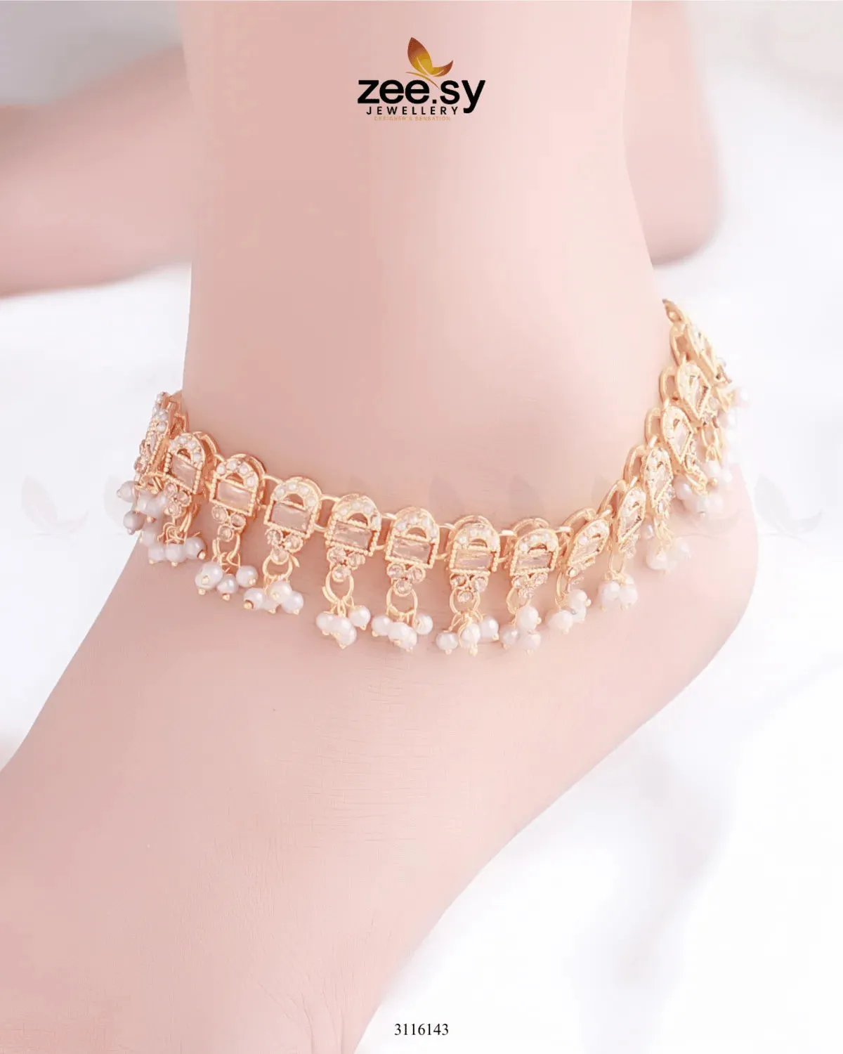 Rutilated Anklet