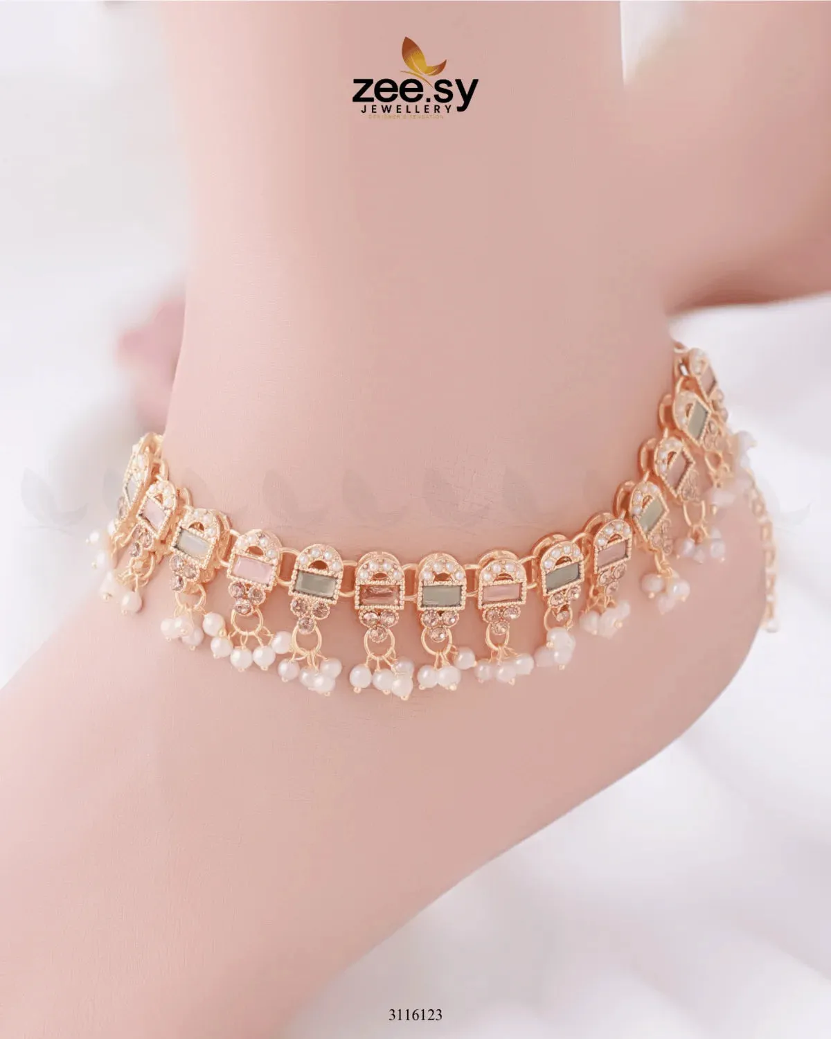 Rutilated Anklet