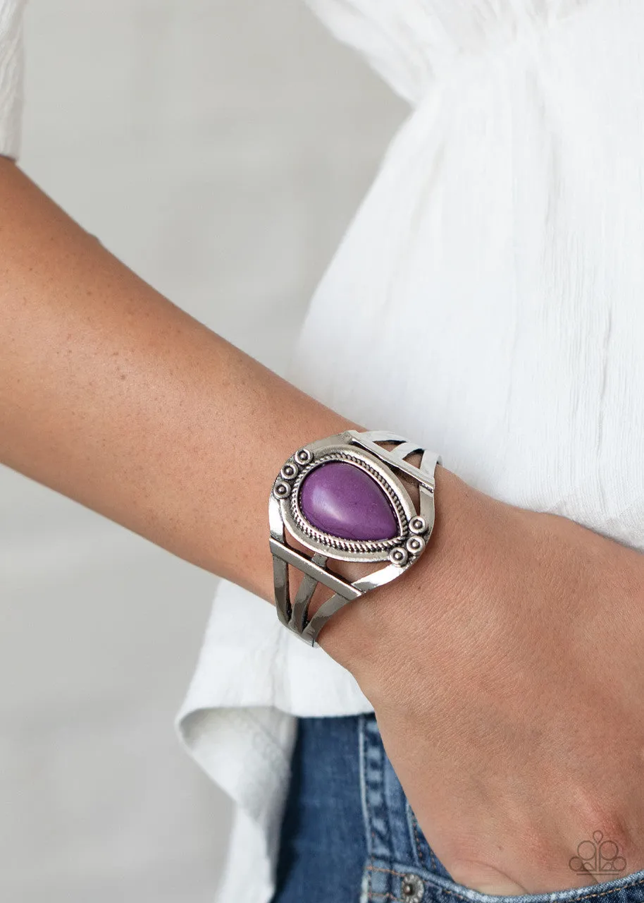 Sage Brush Beauty Purple Paparazzi Bracelet