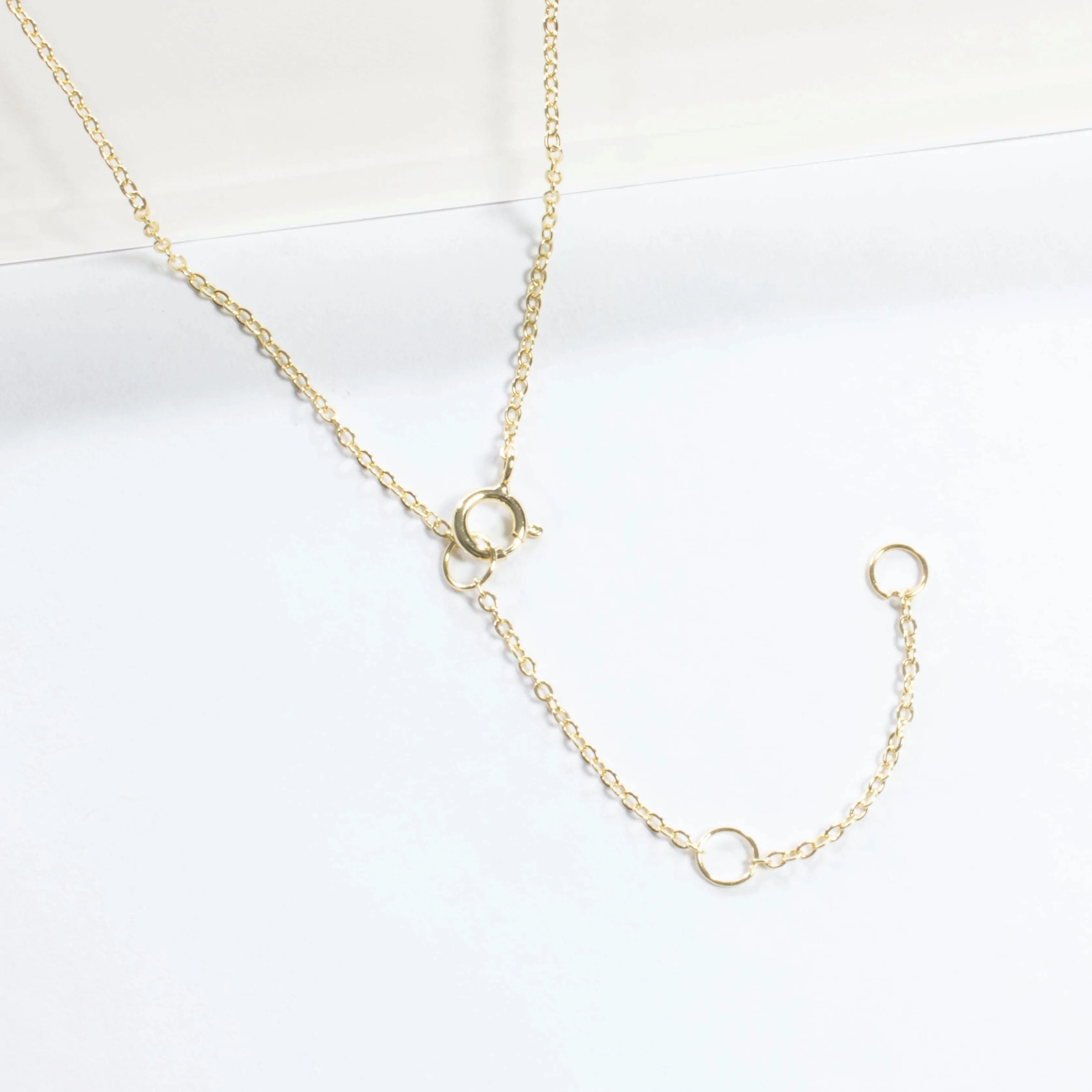 Single Pearl Pendant With CZ Necklace - Gold or Silver