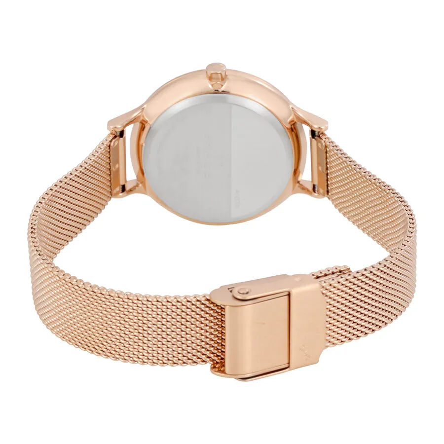 Skagen Anita Mirror Pink Dial Ladies Dress Watch SKW2413