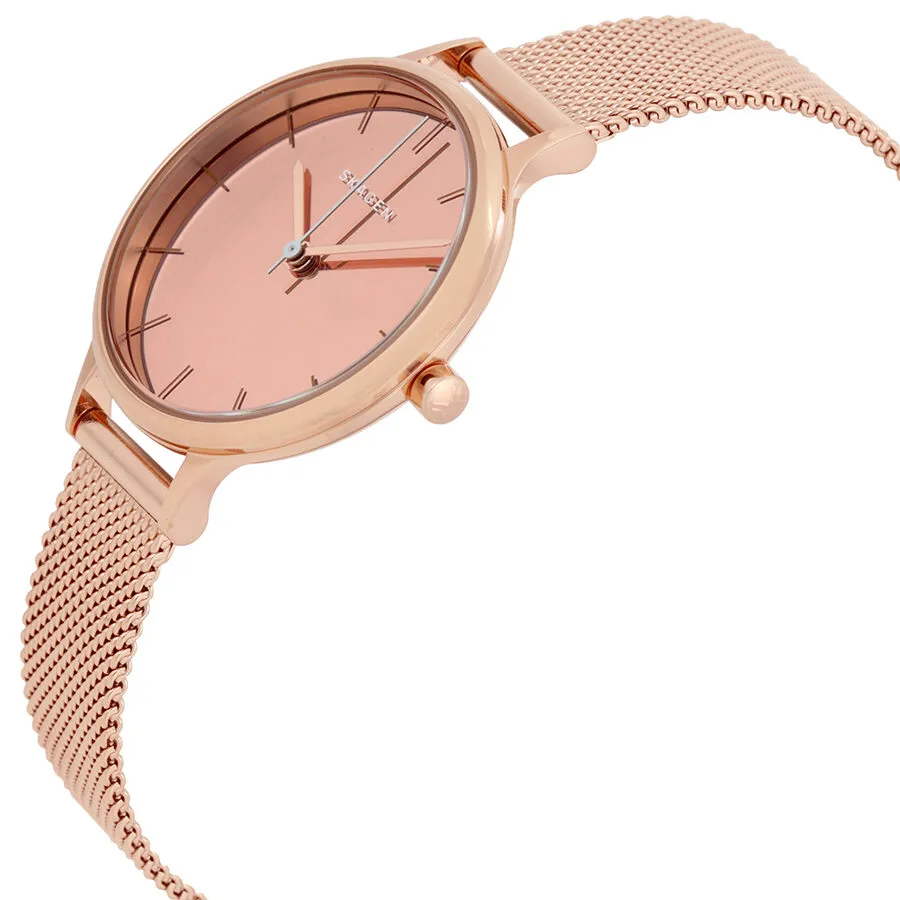 Skagen Anita Mirror Pink Dial Ladies Dress Watch SKW2413