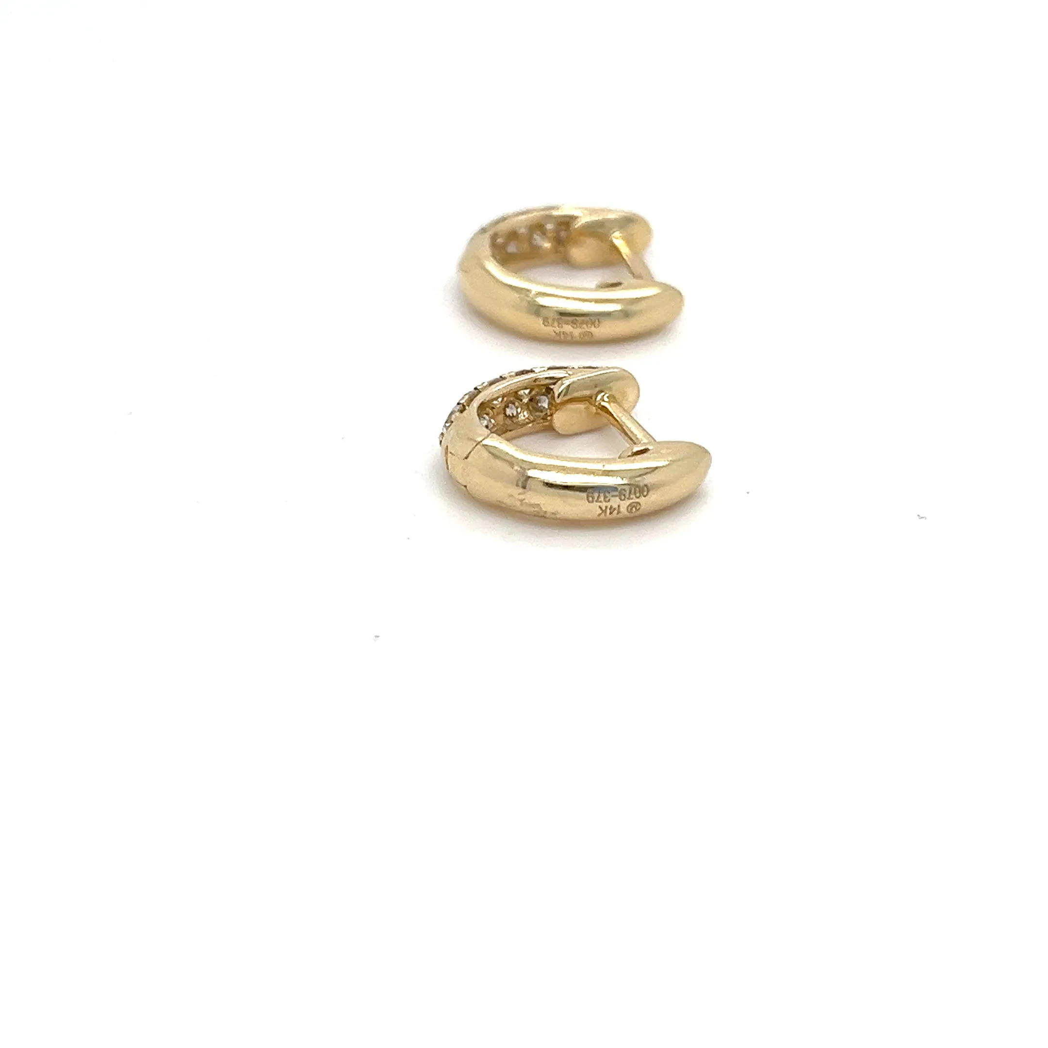 Small Mined Diamond Hoops 0.47 TCW