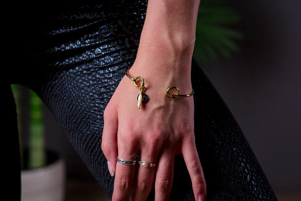 SNAKE KNOT CUFF