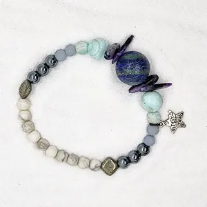 Soothing-Grounding-Self-Awareness Gemstone  Handmade Bracelet