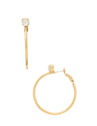 Sorrelli Mini Serafina Hoop Earrings - Icicle