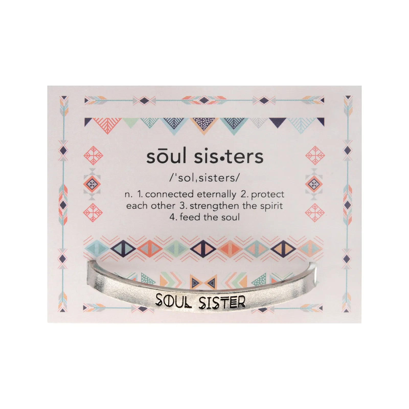 Soul Sister Quotable Cuff Bracelet