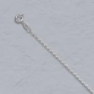 Springer's Collection Sterling Silver 1.5mm Curb Rada Chain - 16"