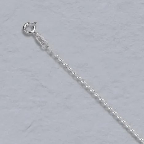 Springer's Collection Sterling Silver 1.5mm Curb Rada Chain - 16"