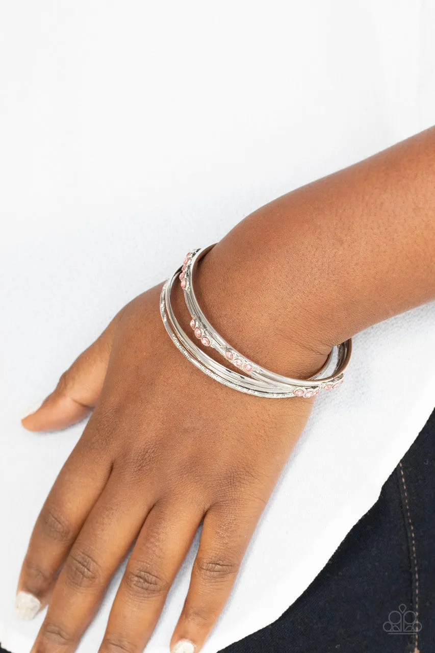 Stackable Sparkle Pink Paparazzi Bracelet